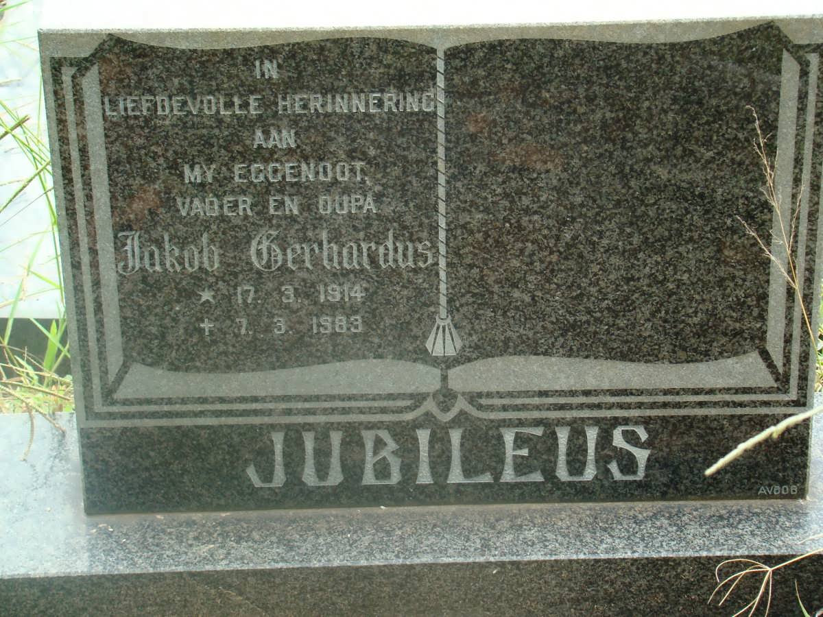 JUBILEUS Jakob Gerhardus 1914-1983
