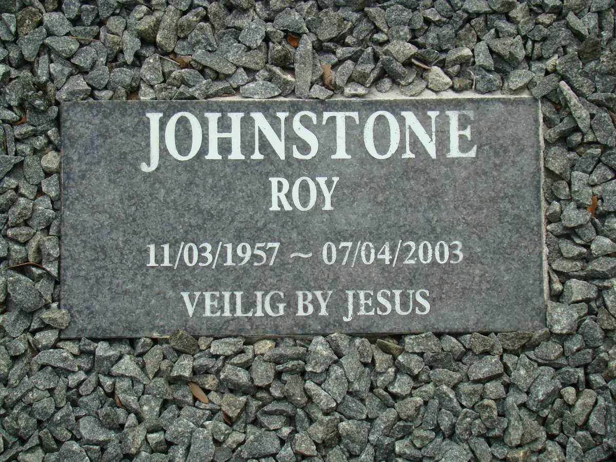 JOHNSTONE Roy 1957-2003