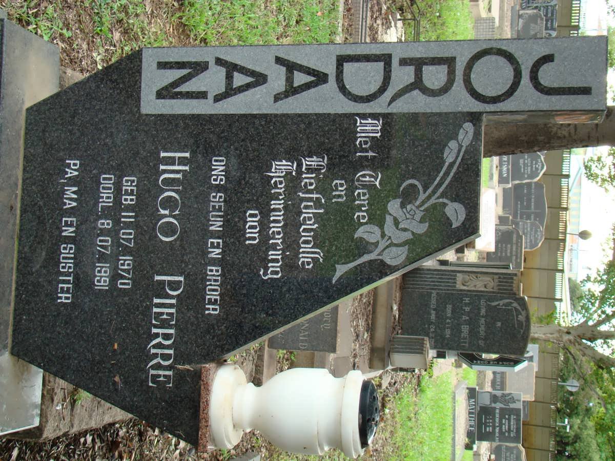 JORDAAN Hugo Pierre 1970-1991