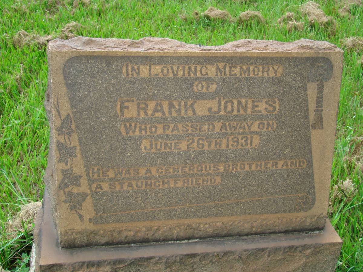 JONES Frank -1931