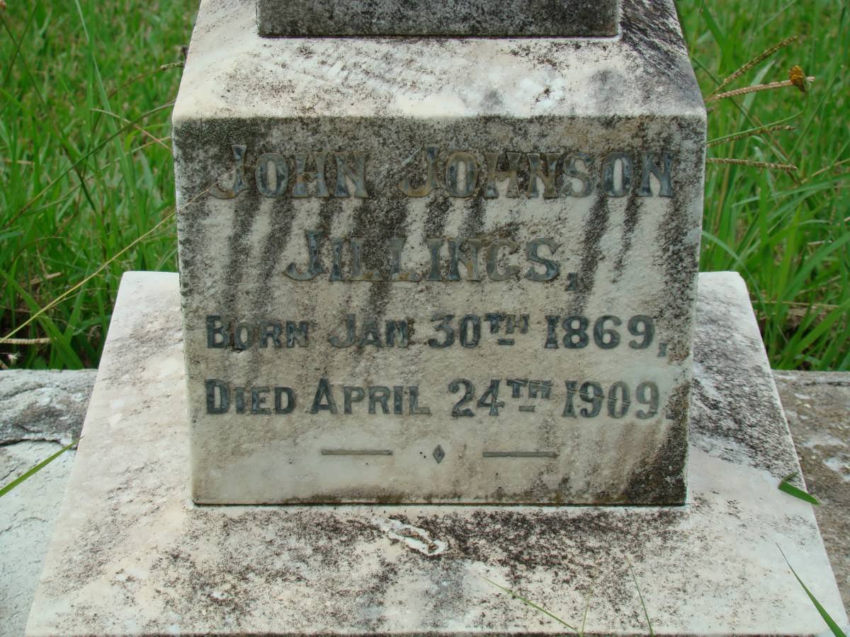 JILLINGS John Johnson 1869-1909