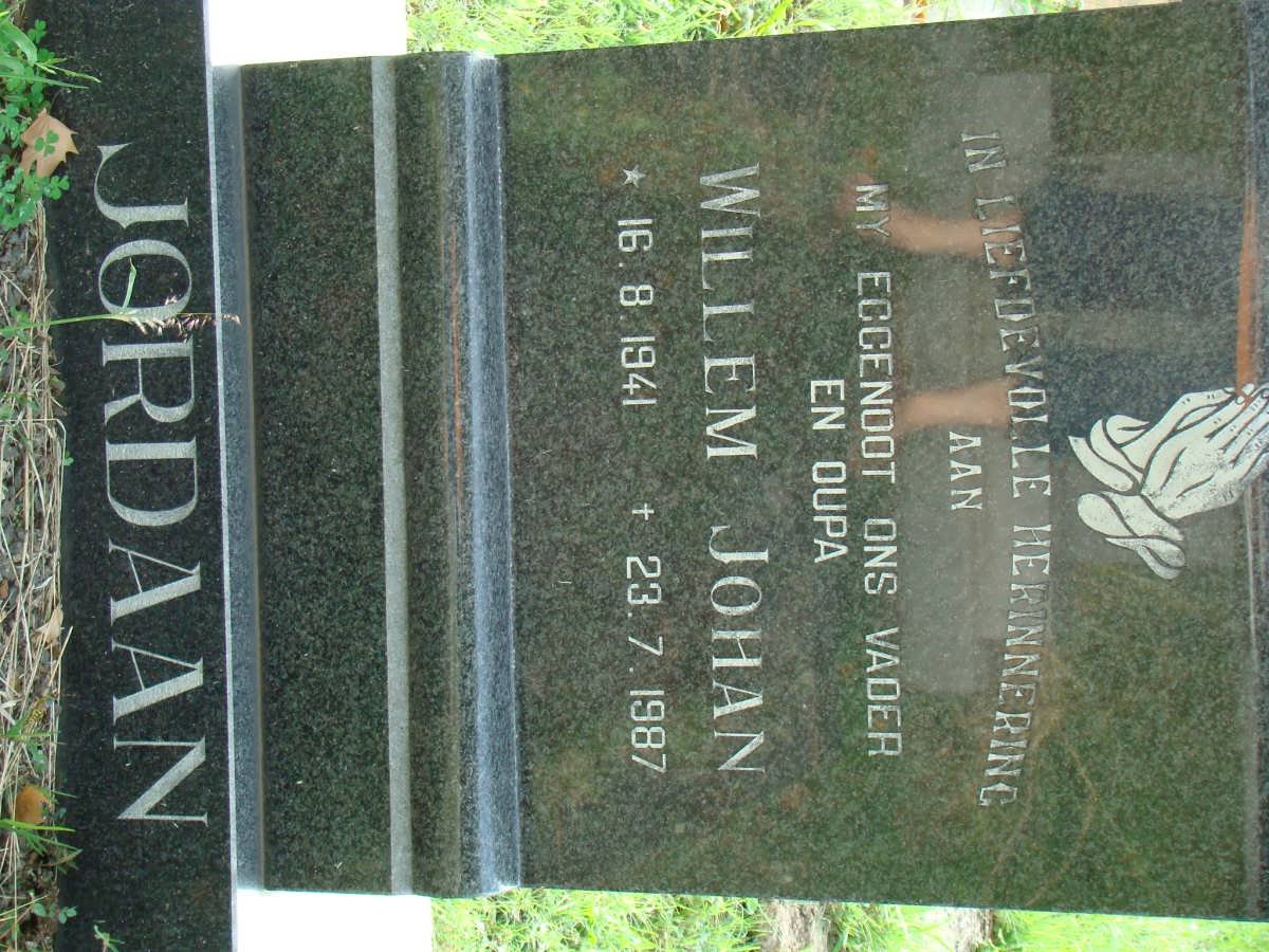 JORDAAN Willem Johan 1941-1987