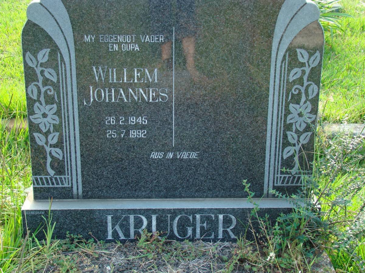 KRUGER Willem Johannes 1945-1992
