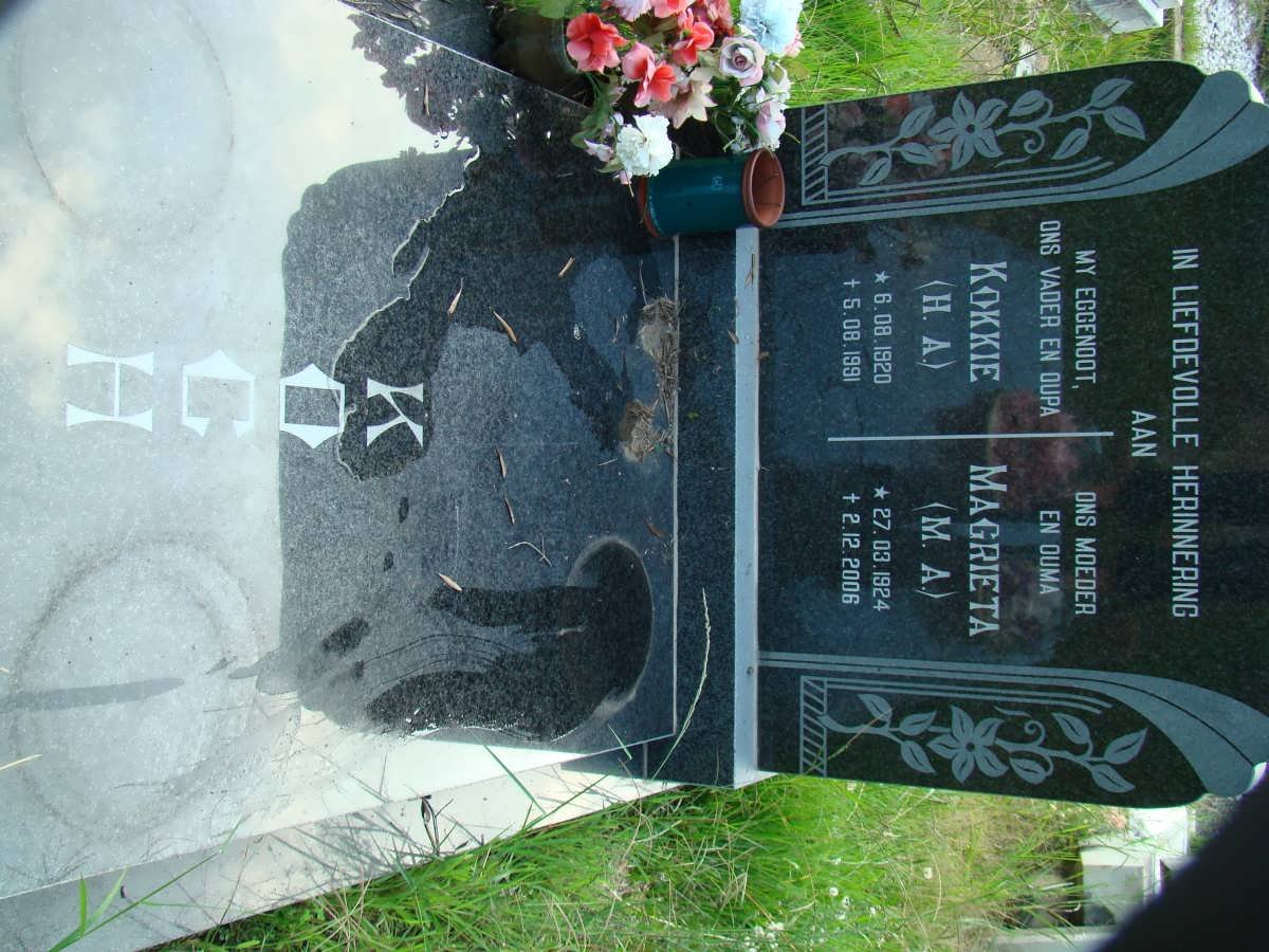 KOCH H.A. 1920-1991 &amp; M.A. 1924-2006