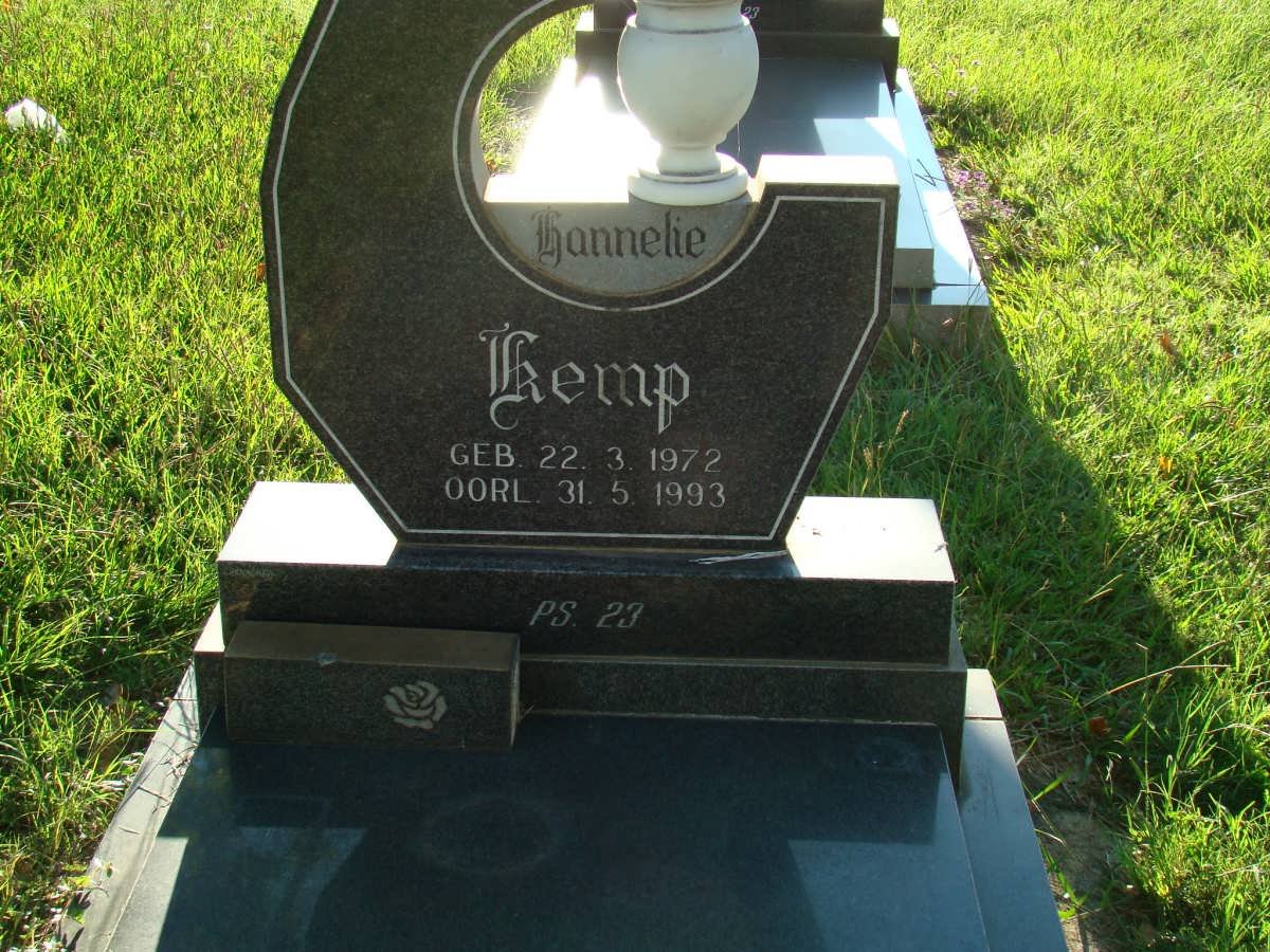 KEMP Hannelie 1972-1993