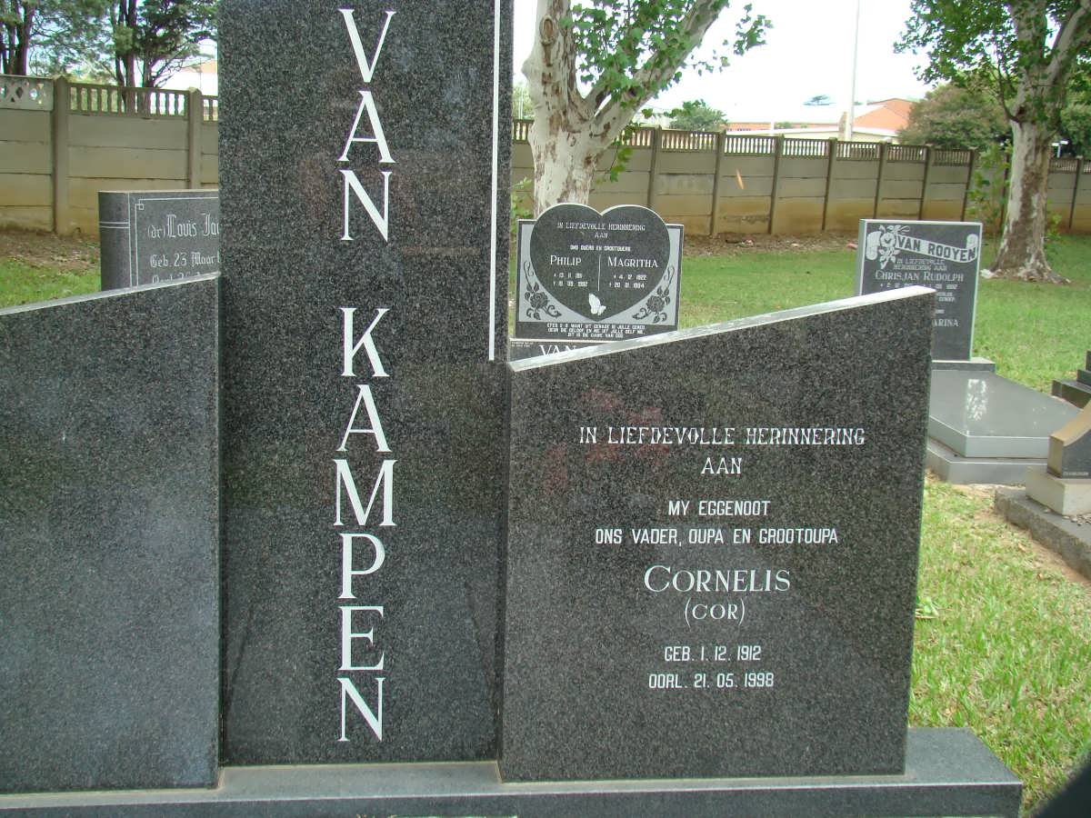 KAMPEN Cornelis, van 1912-1998