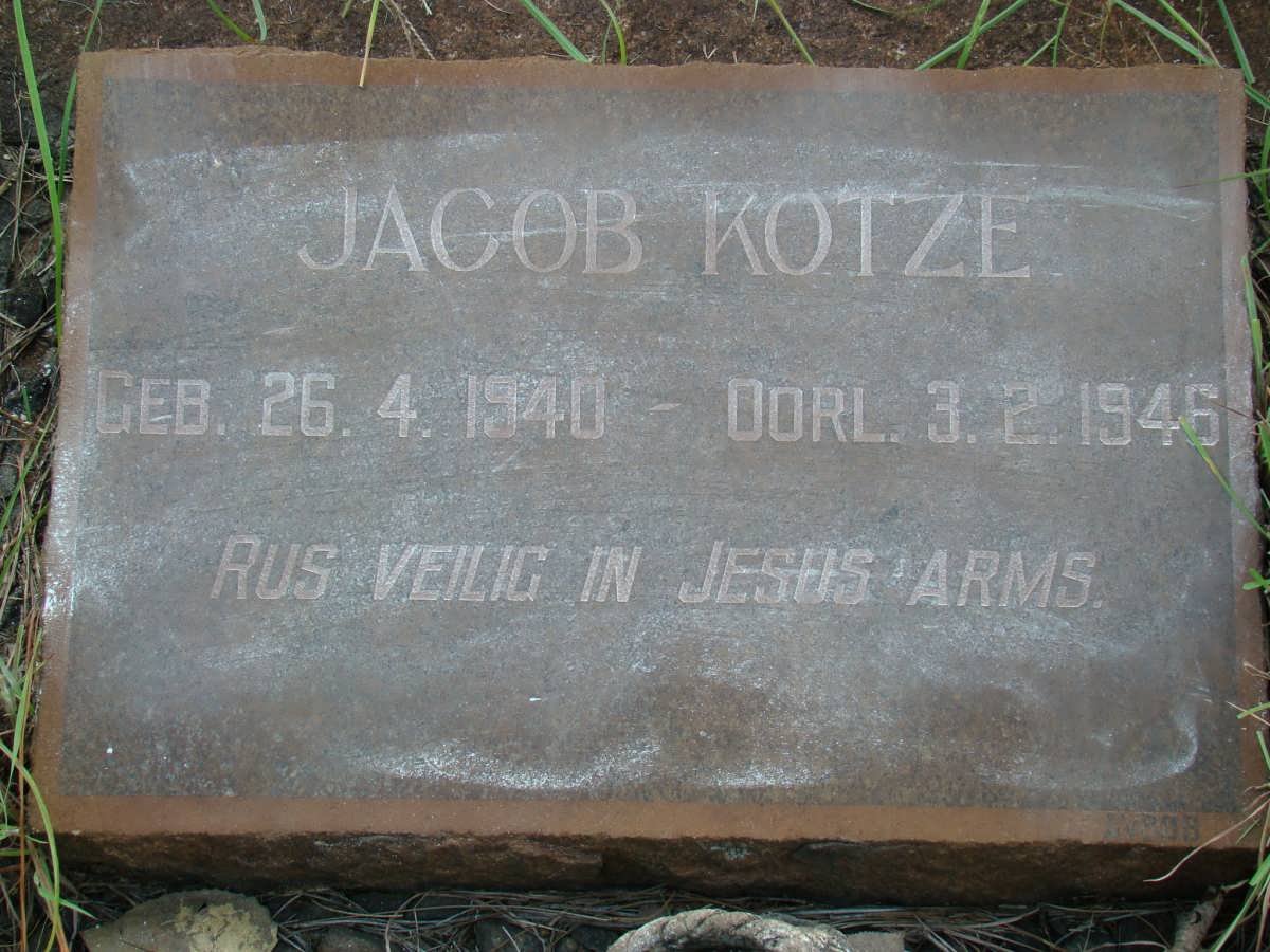 KOTZE Jacob 1940-1946