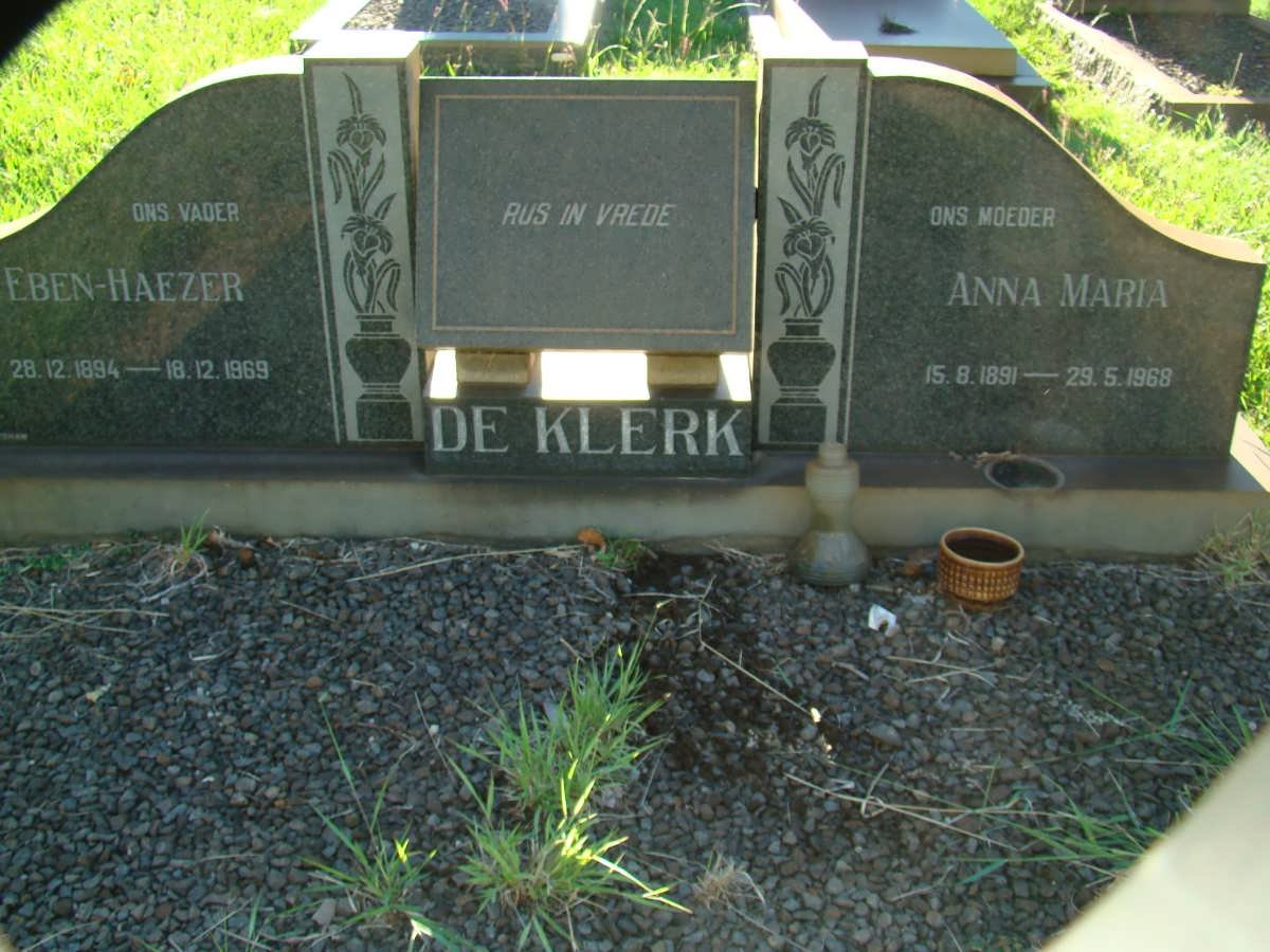KLERK Eben-Haezer, de 1894-1969 &amp; Anna Maria 1891-1968