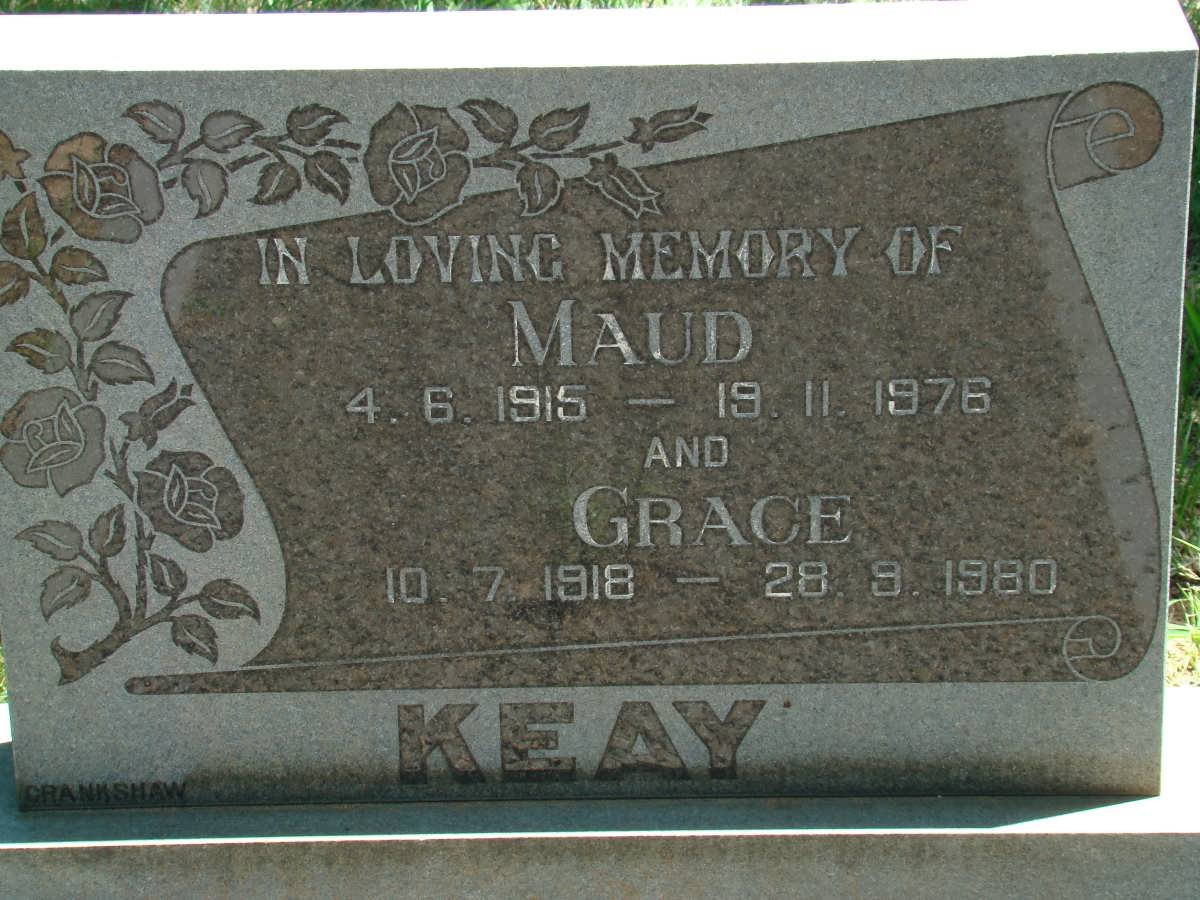 KEAY Maud 1915-1976 :: KEAY Grace 1918-1980