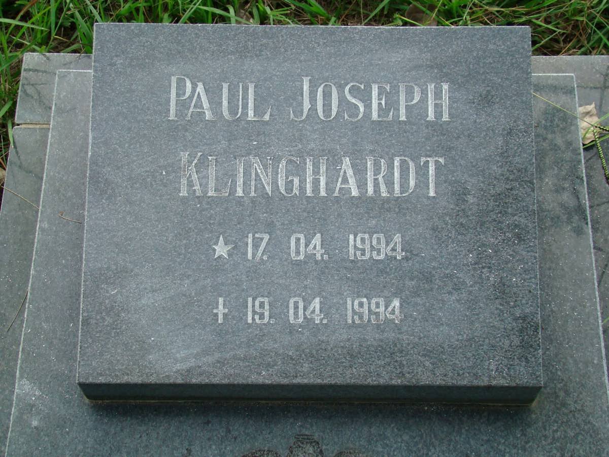 KLINGHARDT Paul Joseph 1994-1994