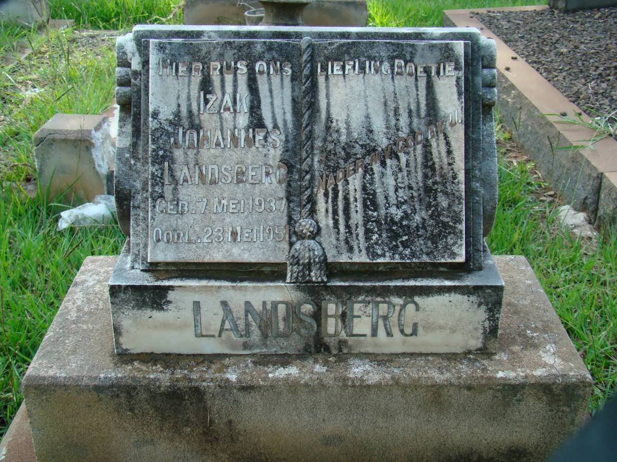 LANDSBERG Izak Johannes 1937-1951