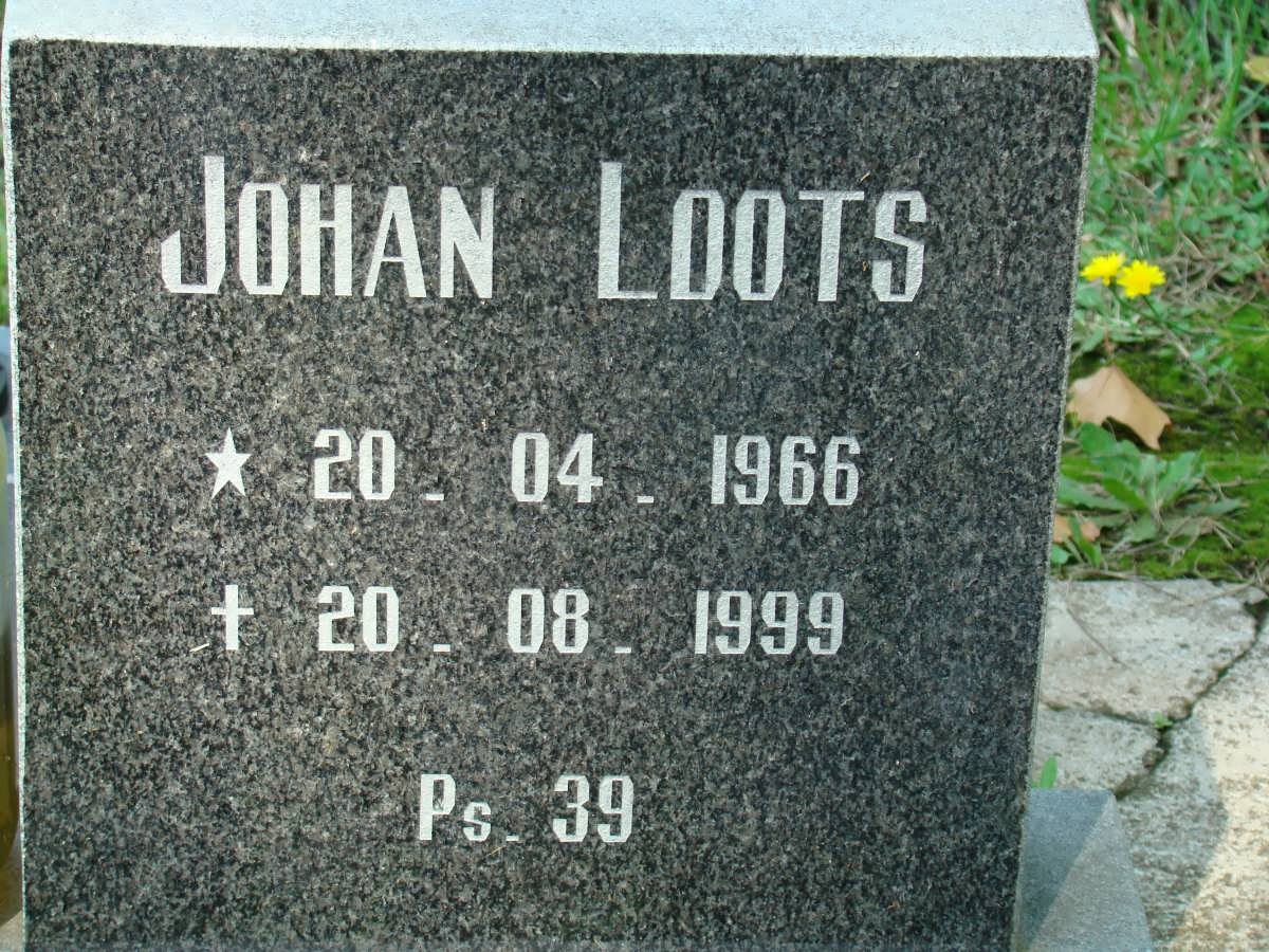 LOOTS Johan 1966-1999