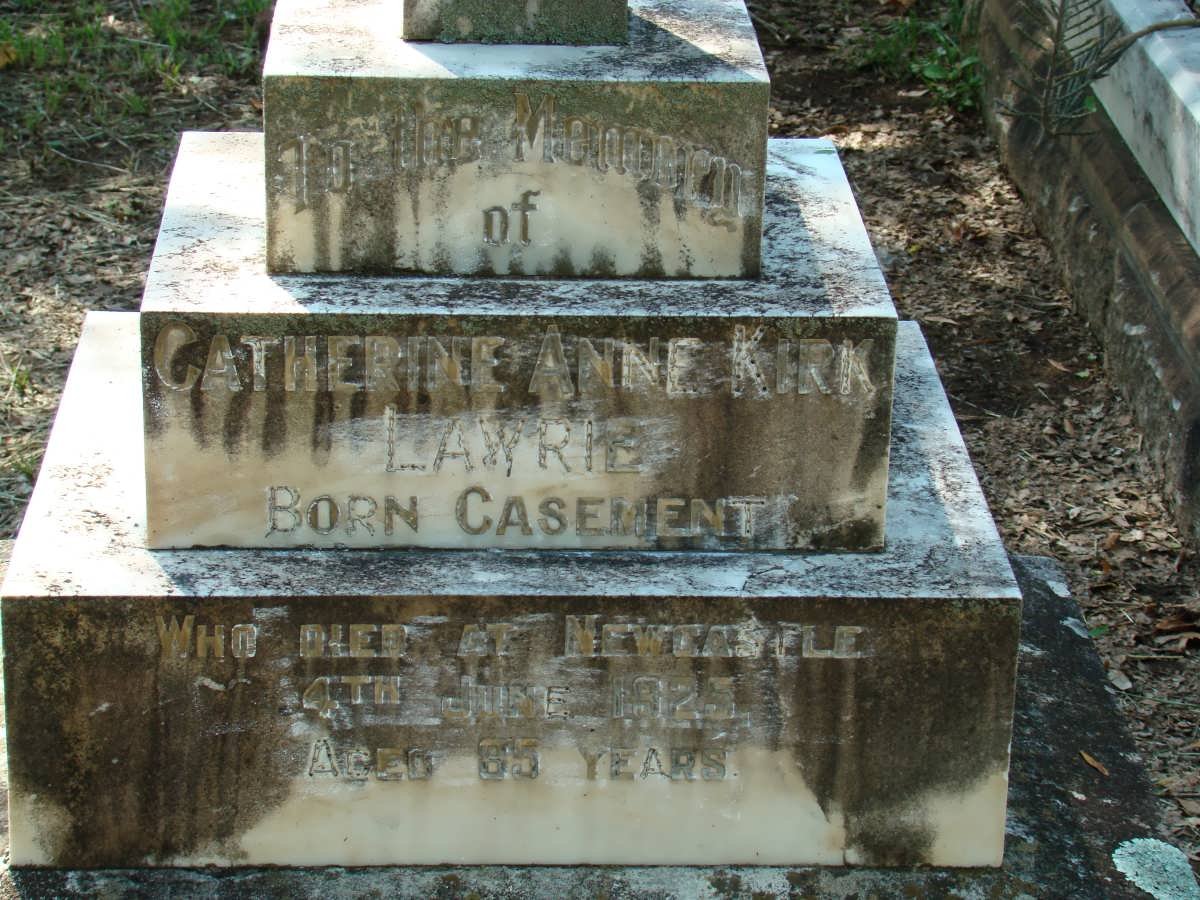 LAWRIE Catherine Anne Kirk nee CASEMENT  -1925