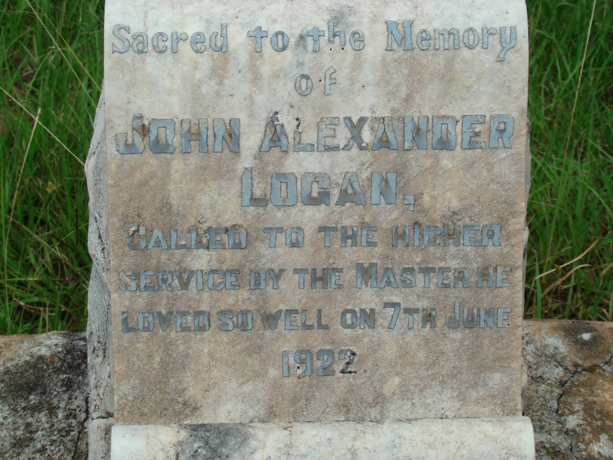 LOGAN John Alexander -1922