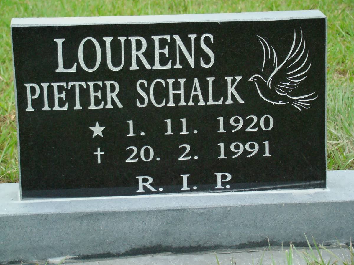 LOURENS Pieter Schalk 1920-1991