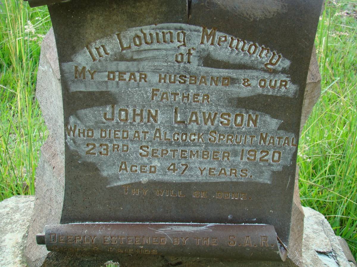 LAWSON John -1920