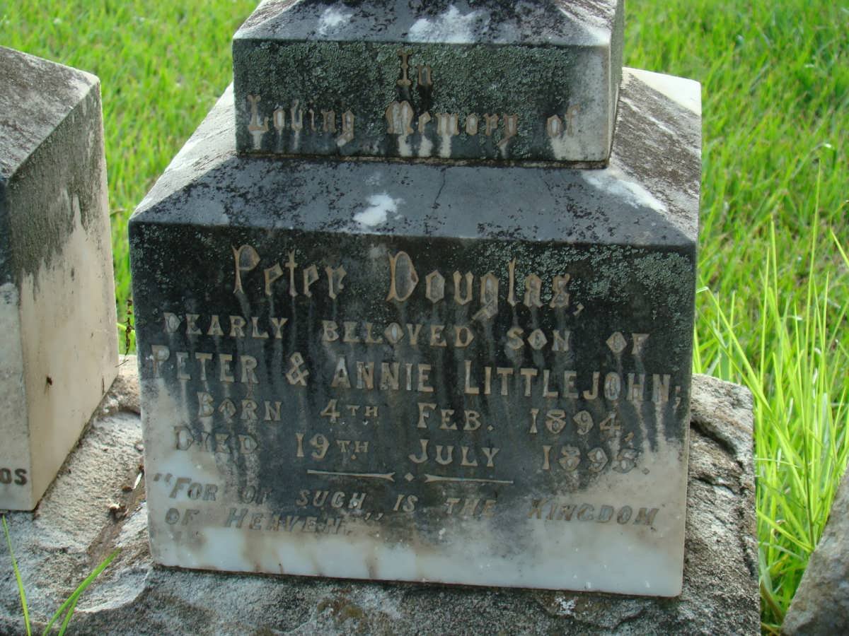 LITTLEJOHN Peter Douglas 1894-1898