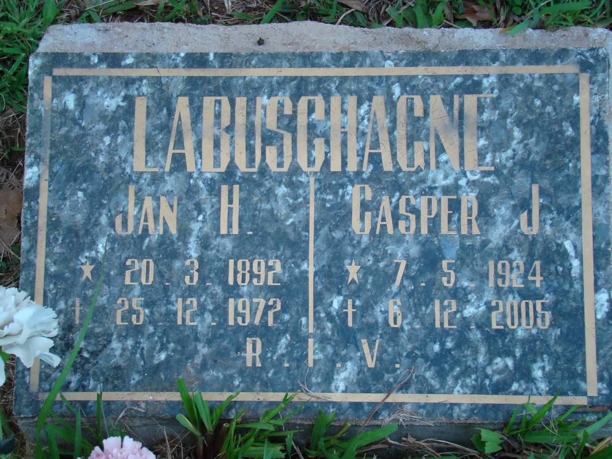 LABUSCHAGNE Jan H. 1892-1972 :: LABUSCHAGNE Casper J. 1924-2005