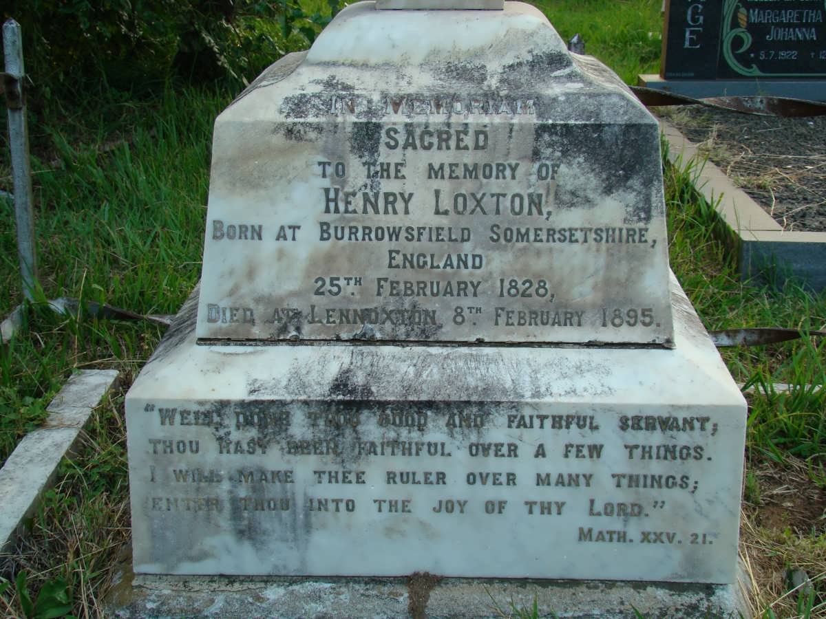 LOXTON Henry 1828-1895