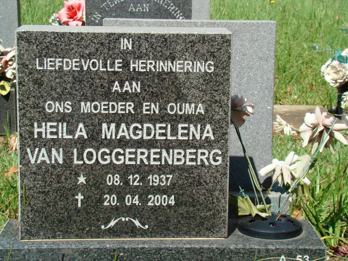 LOGGERENBERG Heila Magdalena, van 1937-2004