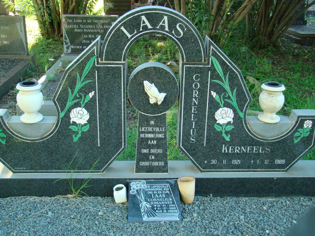 LAAS Cornelius 1921-1989 :: LAAS Cornelius Johannes 1952-2002