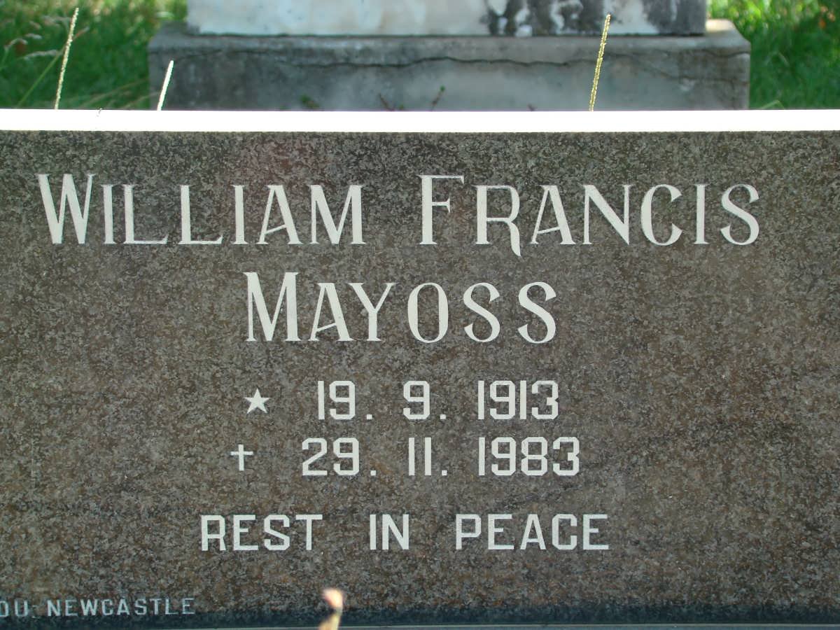 MAYOSS William Francis 1913-1983