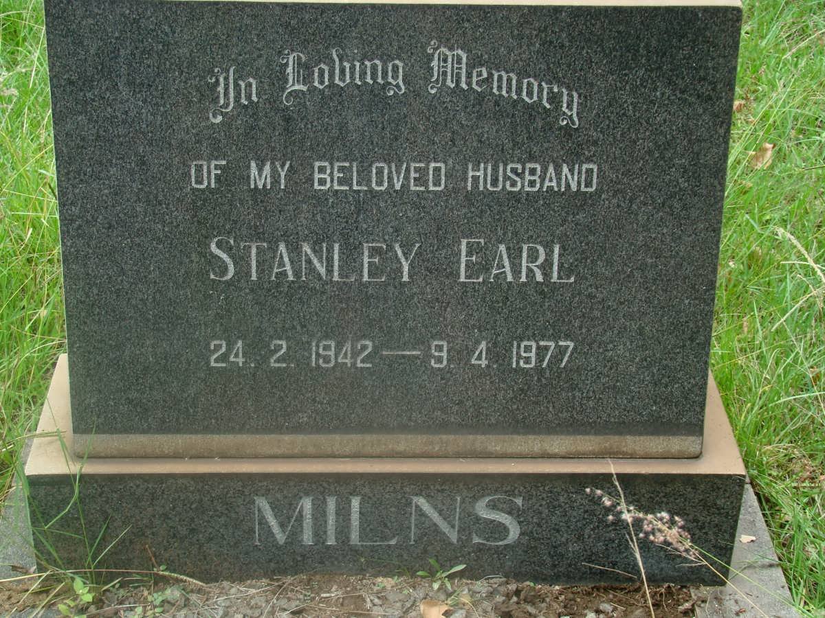 MILNS Stanley Earl 1942-1977