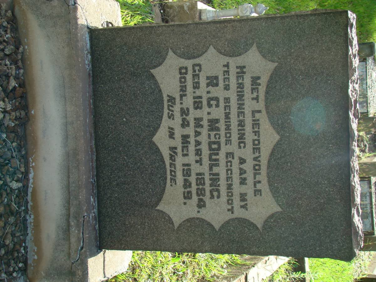 McDULING R.C. 1884-1949