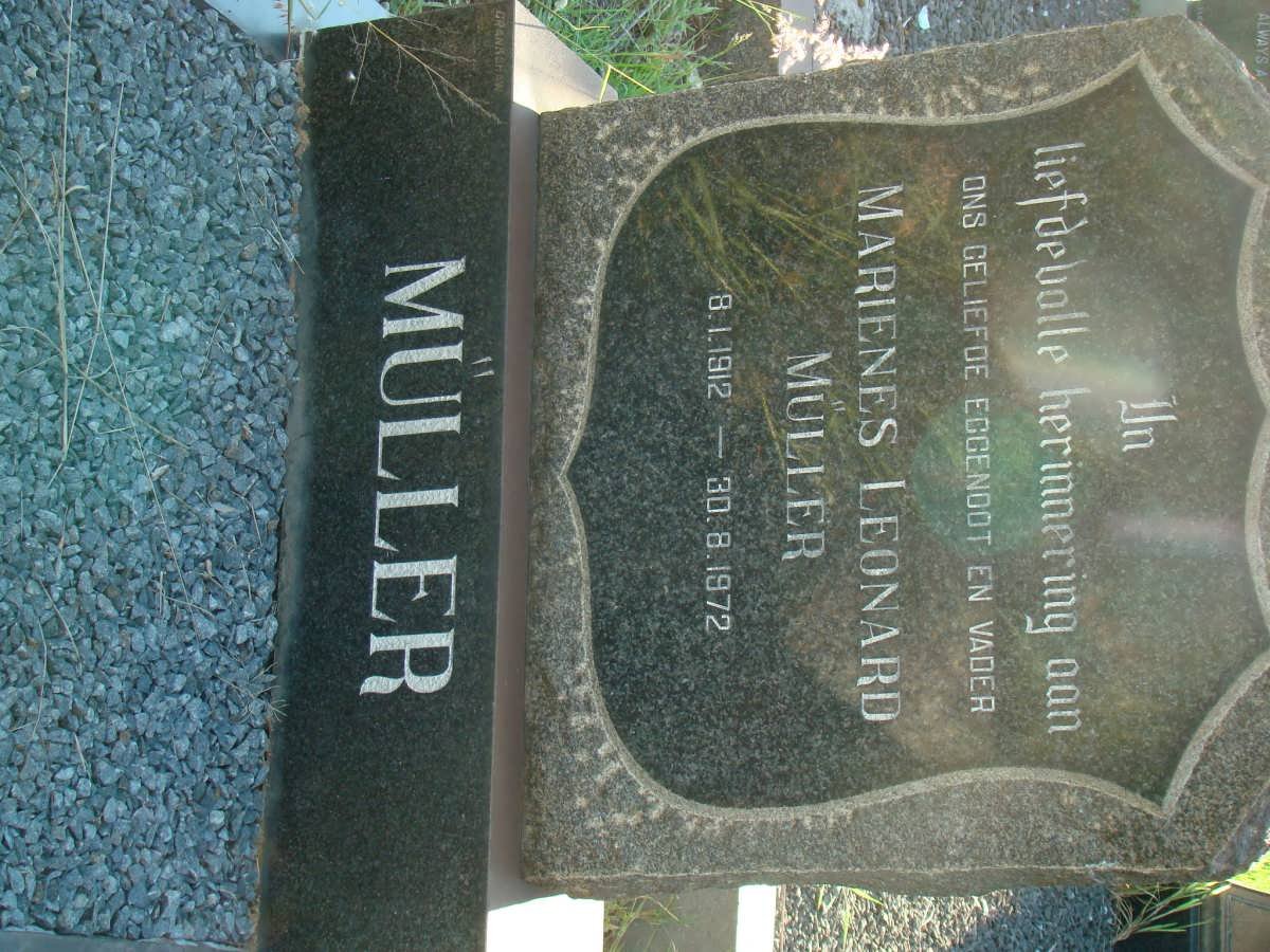 MÜLLER Marienes Leonard 1912-1972