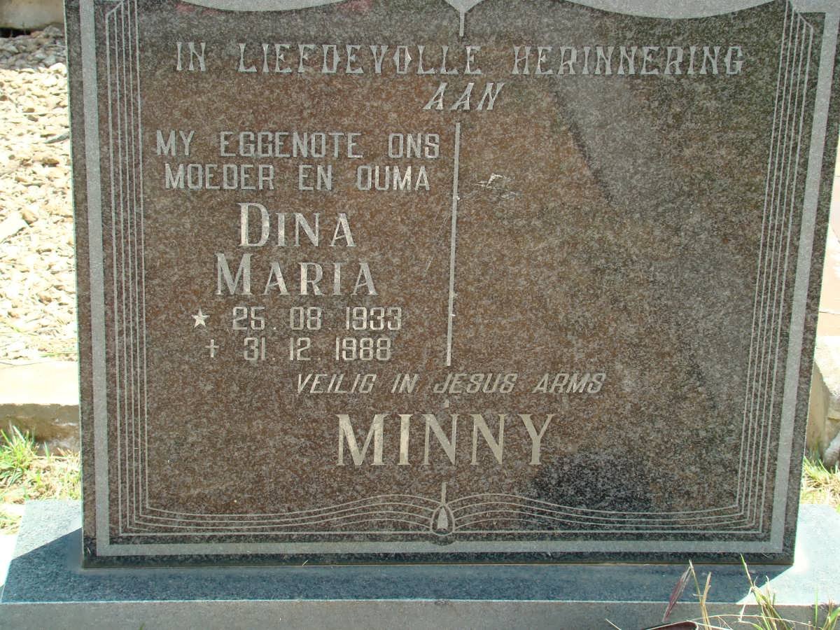 MINNY Dina Maria 1933-1988