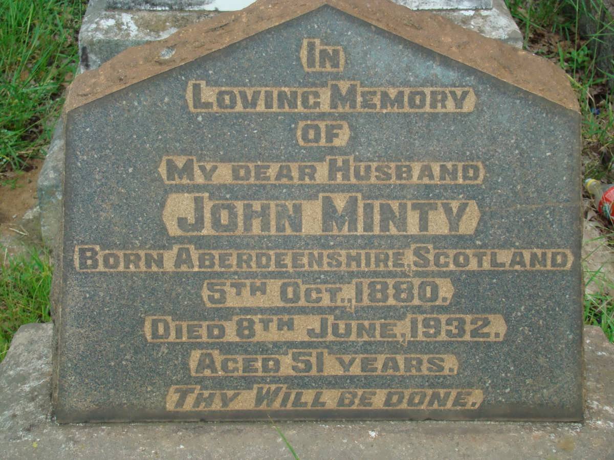 MINTY John 1880-1932