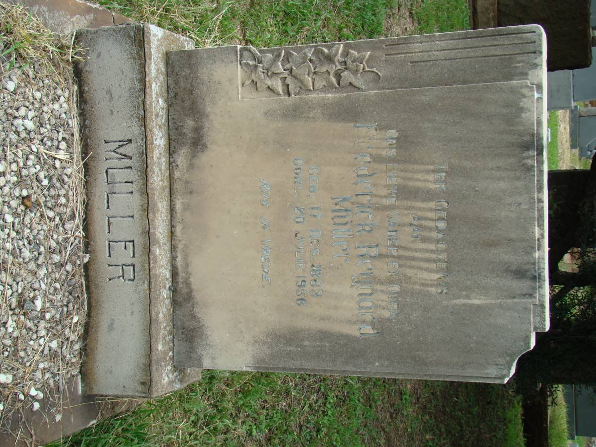 MULLER Frederick Reynard 1883-1956