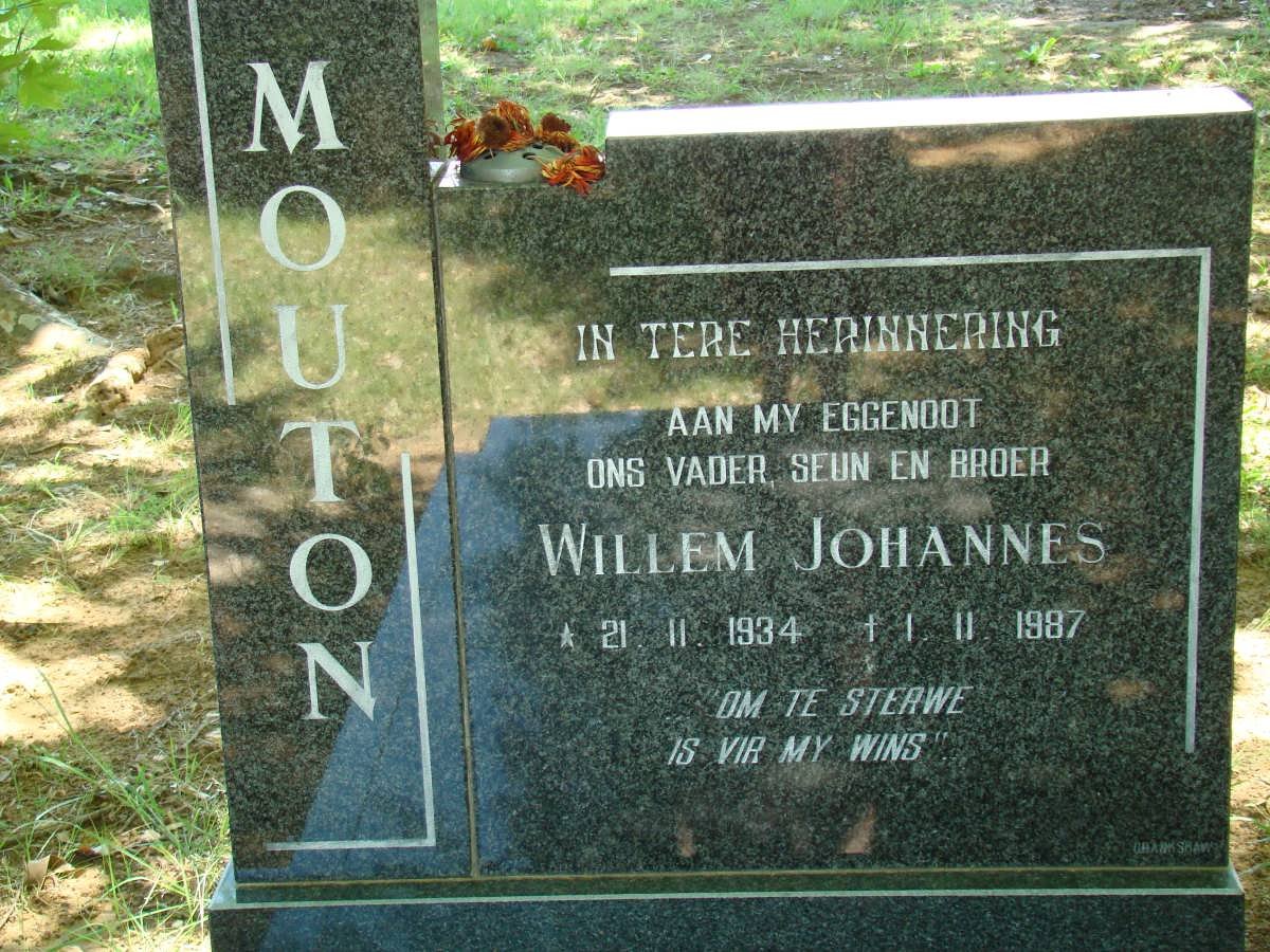 MOUTON Willem Johannes 1934-1987