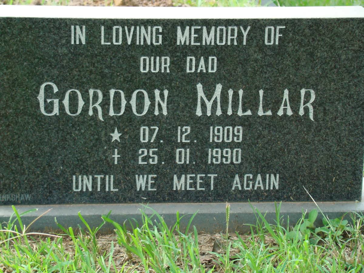 MILLAR Gordon 1909-1990