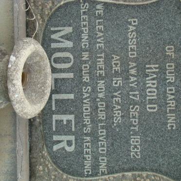 MOLLER Harold -1932