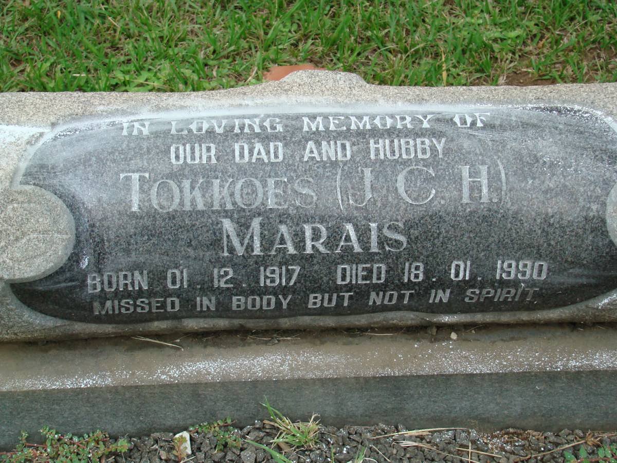 MARAIS J.C.H. 1917-1990