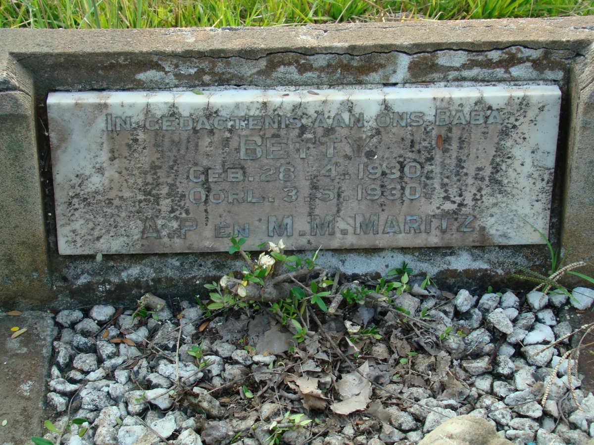 MARITZ Betty 1930-1930