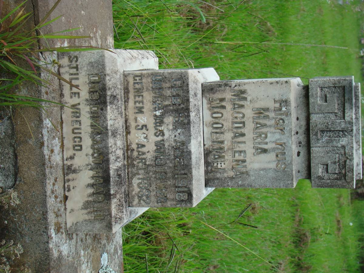 MOOLMAN Maria Magdalena 1918-1932