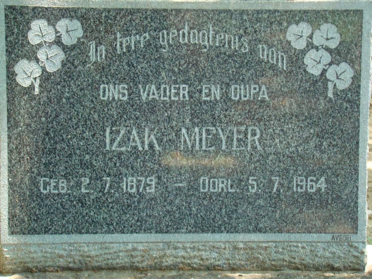 MEYER Izak 1879-1964