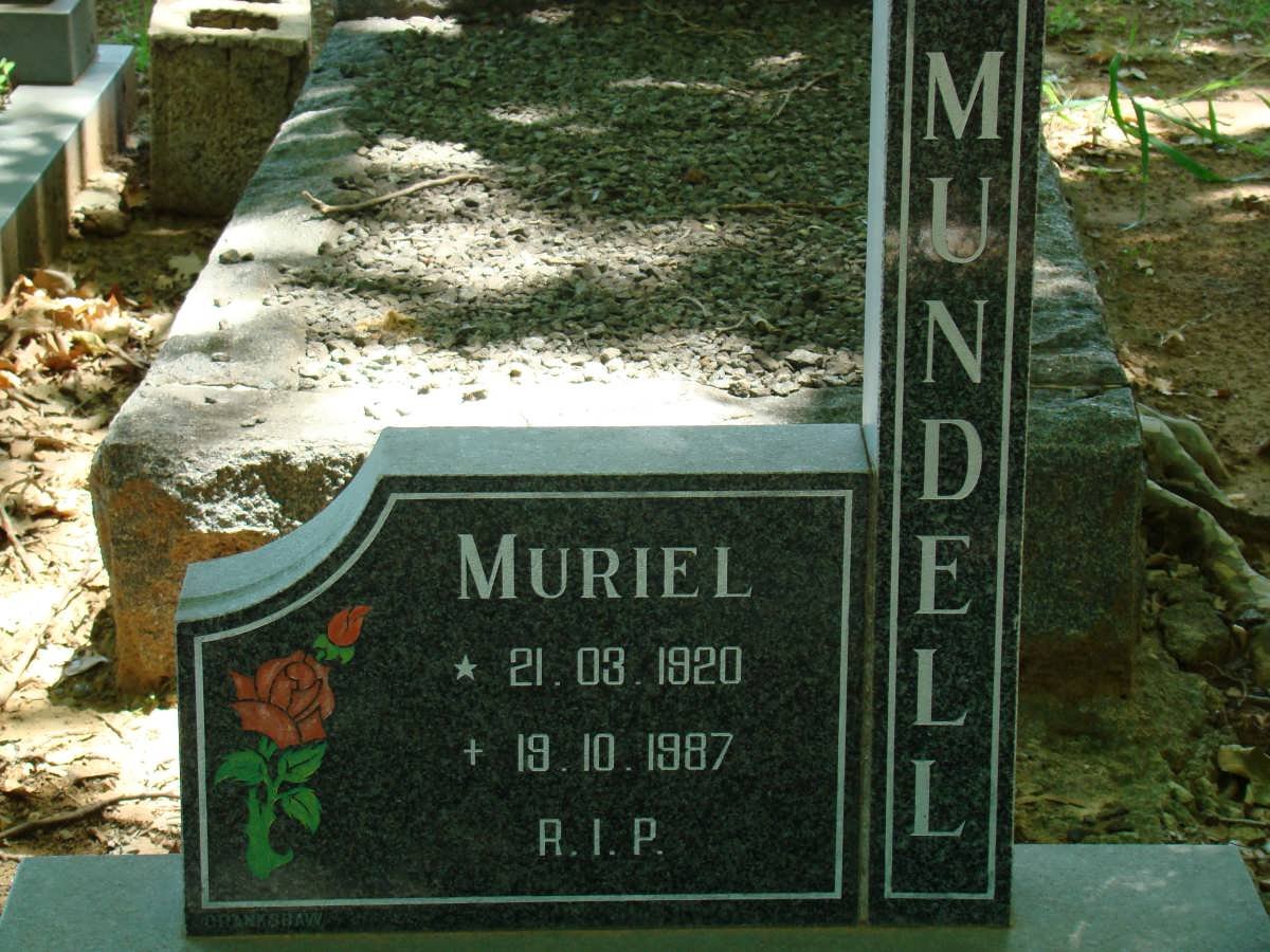 MUNDELL Muriel 1920-1987