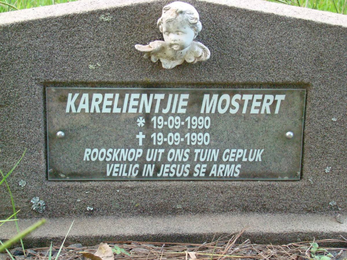 MOSTERT Karelientjie 1990-1990