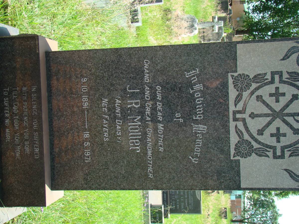 MOLLER J.R. nee FAYERS 1891-1971