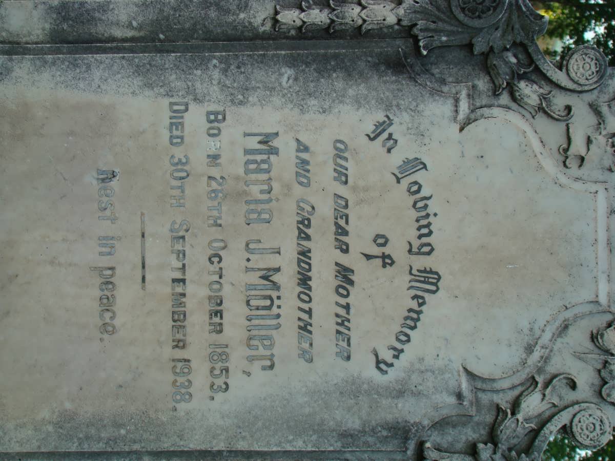 MOLLER Maria J. 1853-1938
