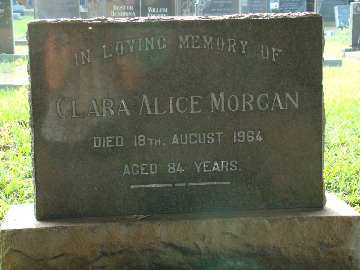 MORGAN Clara Alice -1964