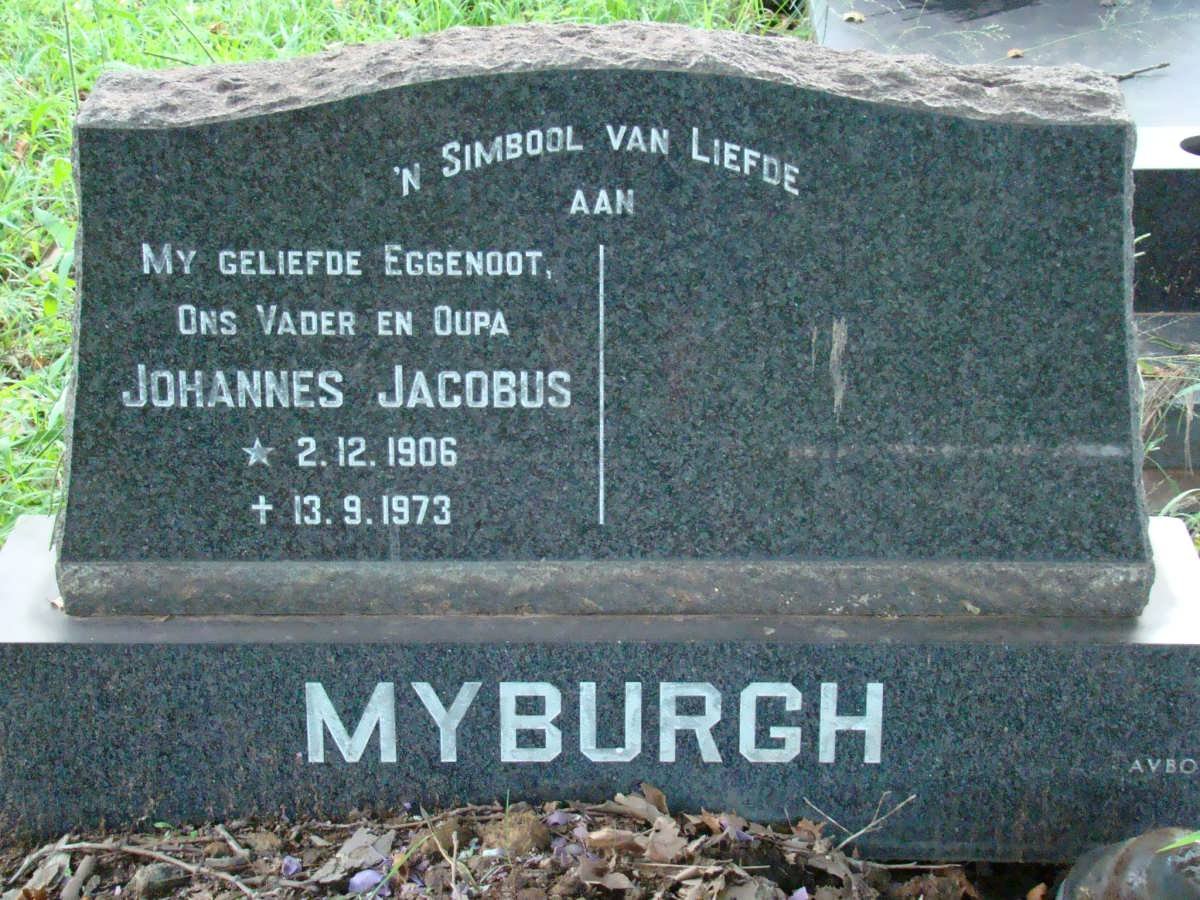 MYBURGH Johannes Jacobus 1906-1973