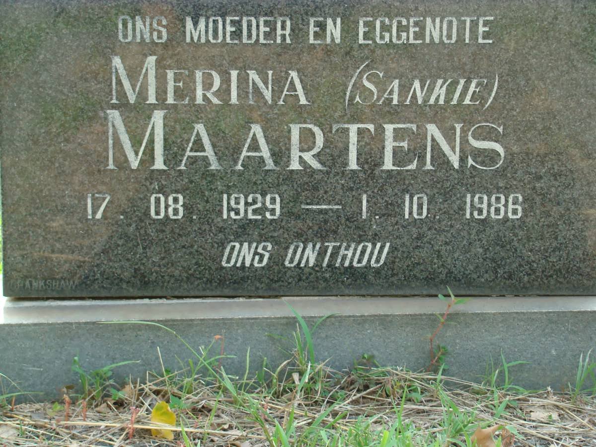 MAARTENS Marina 1929-1986