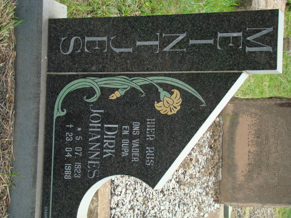 MEINTJES Dirk Johannes 1923-1988