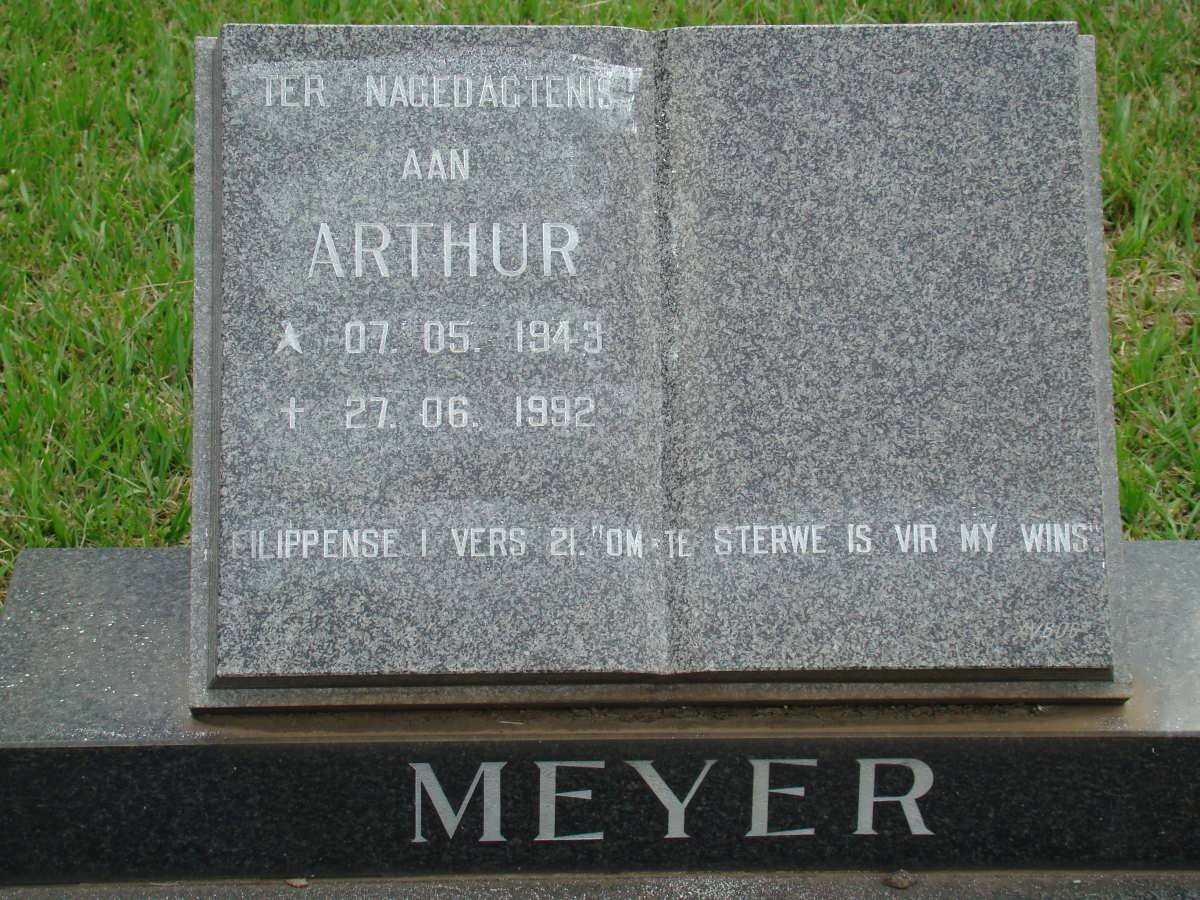 MEYER Arthur 1943-1992