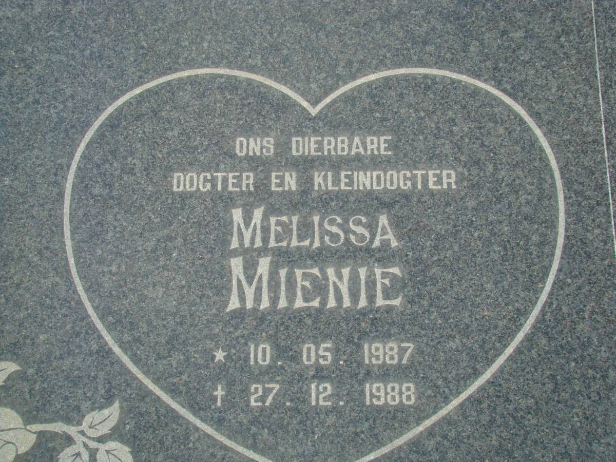 MIENIE Melissa 1987-1988