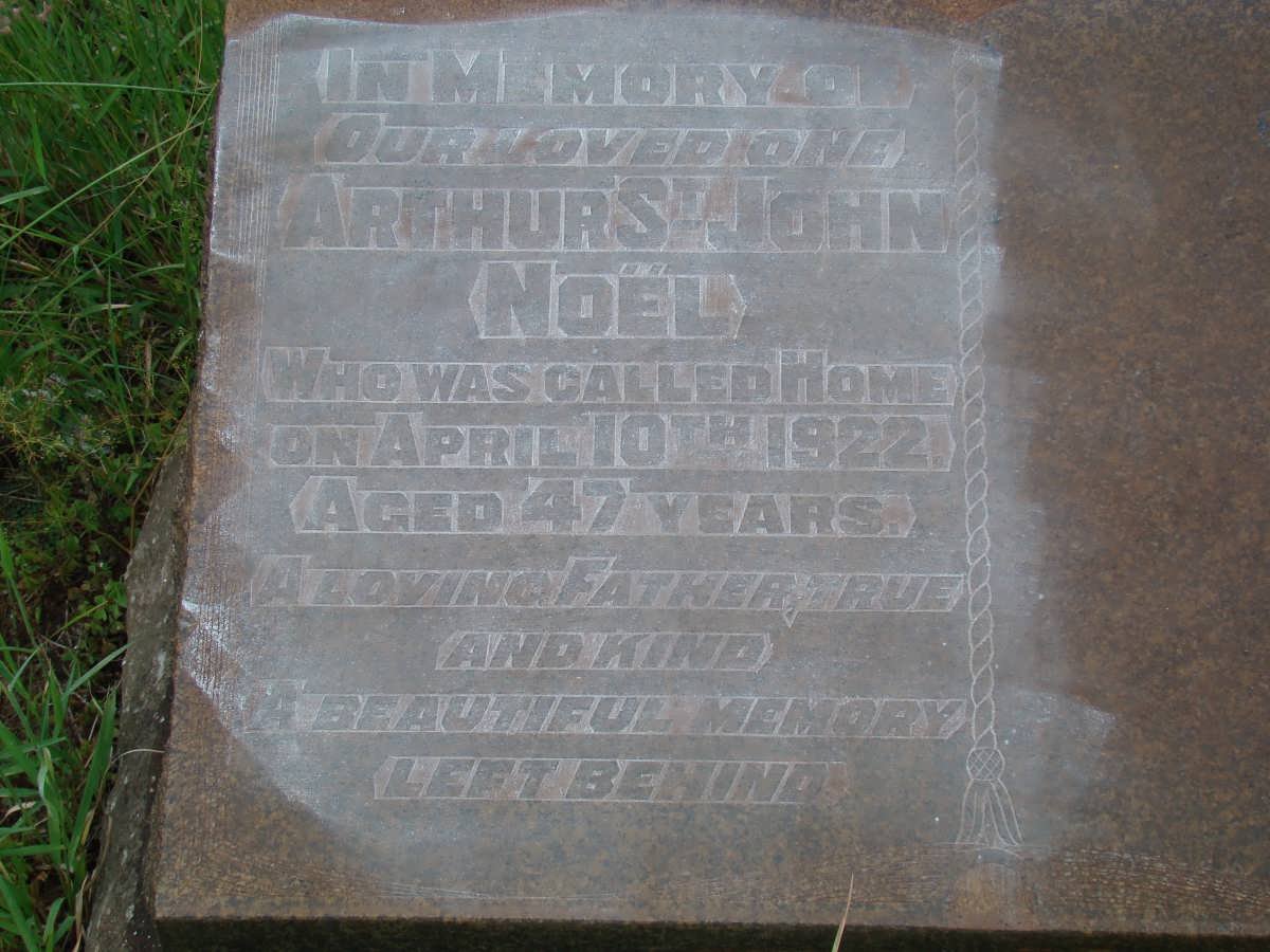 NOEL Arthur St. John -1922